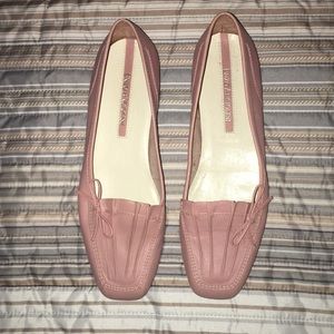 ENZO ANGIOLINI  Pink Leather Flats 7 1/2 M